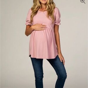 Pink Maternity Top